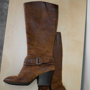 B.O.C. Women's Tall Brown Leather Boots